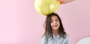 Elektrostatische Aufladung Luftballon