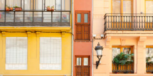 schmales Haus Valencia