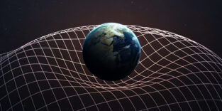 Illustration der Gravitationswellen