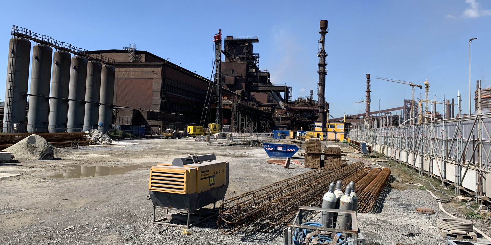 Tiefbauprojekt bei Salzgitter AG spart Tonnen CO<sub>2</sub> ein