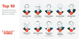 Top-Ten CEOs bei Linekdin