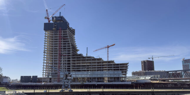 Baustelle Elbtower in Hamburg