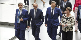 Vorstellung des gemeinsamen Koalitionsvertrages