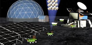 Herstellung von Solarzellen auf dem Mond