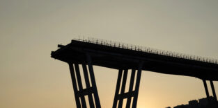 Eingestürzte Morandi-Brücke in Genua