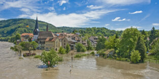 Hochwasser in Neckargemünd