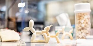 Schaumstoff aus dem 3D-Drucker