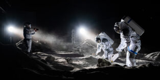 Auf dem Mond filmen und fotografieren