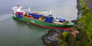 Containerschiff in Norwegen Unfall