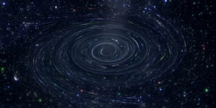 Universum und schwarzes Loch