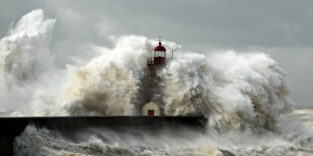 Sturm Wellen Leuchtturm