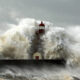 Sturm Wellen Leuchtturm