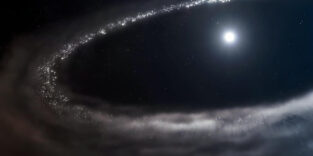 Mit dem James-Webb-Weltraumteleskop der NASA haben Forscher erstmals das Vorhandensein von kristallinem Wassereis in einer staubigen Trümmerscheibe bestätigt, die einen sonnenähnlichen Stern umkreis