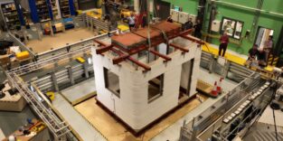 3D-gedrucktes Betonhaus im Erdbebentest