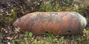 Fliegerbombe aus dem zweiten Weltkrieg