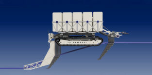 Grabenfräse für Offshore-Stromkabel