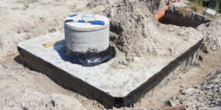 Betontank für Kleinkläranlage