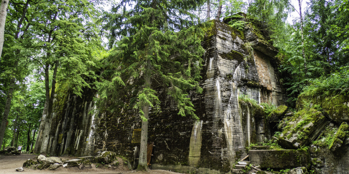 Hitlers Bunker in der Wolfsschanze