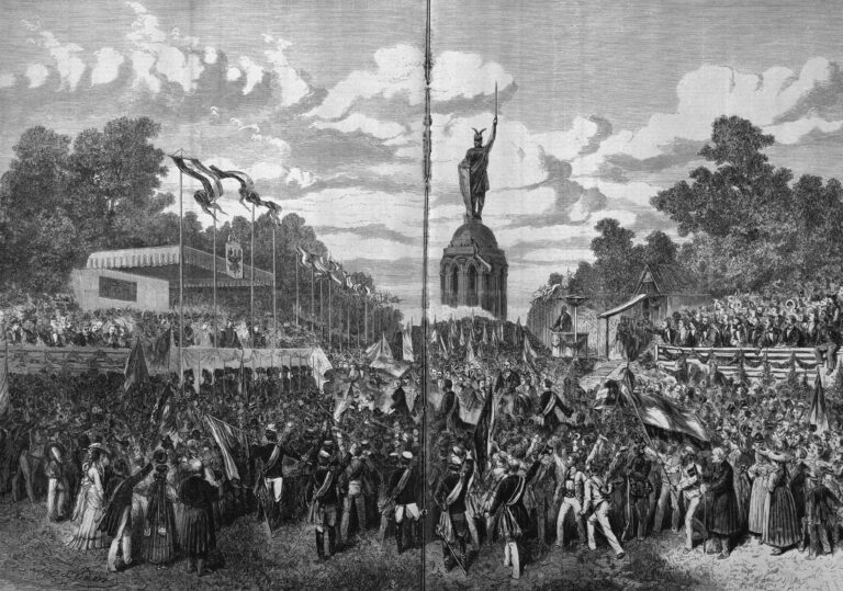 Einweihung des Hermannsdenkmal