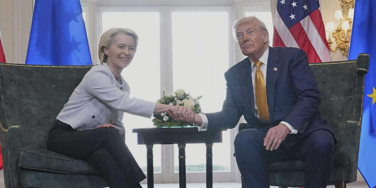 Donald Trump und Ursula von der Leyen