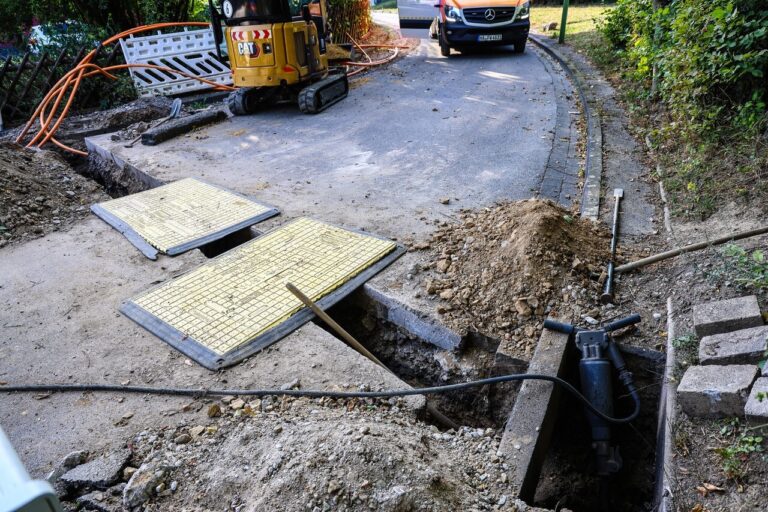 Blick auf den Unfallort