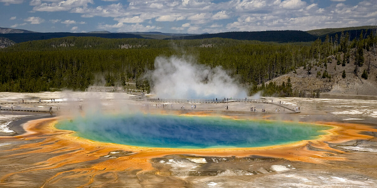 Heiße Quelle im Yellowstone Nationalpark