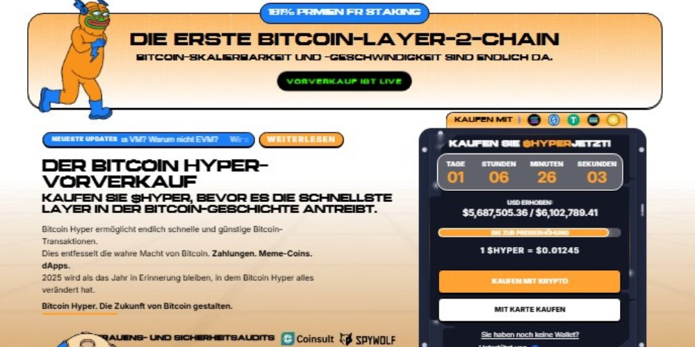 Bitcoin HYPER Startseite