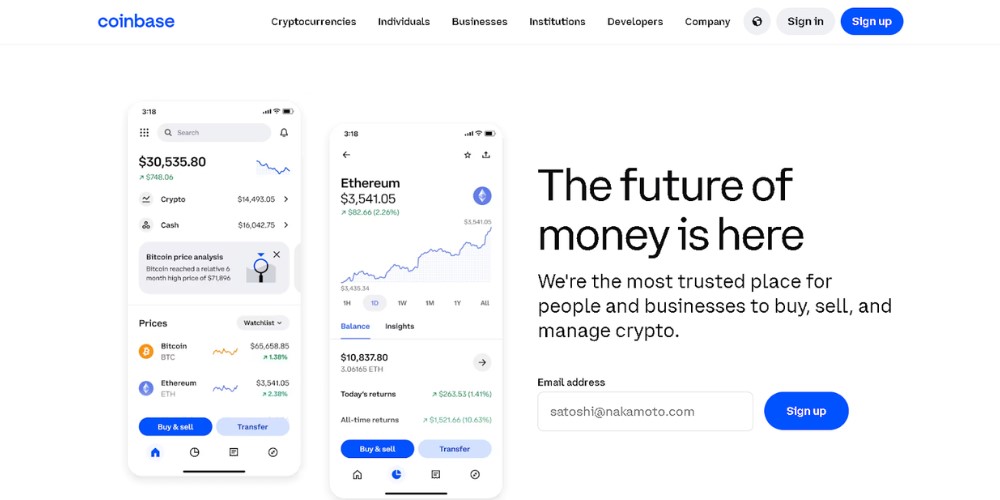 Coinbase Plattform