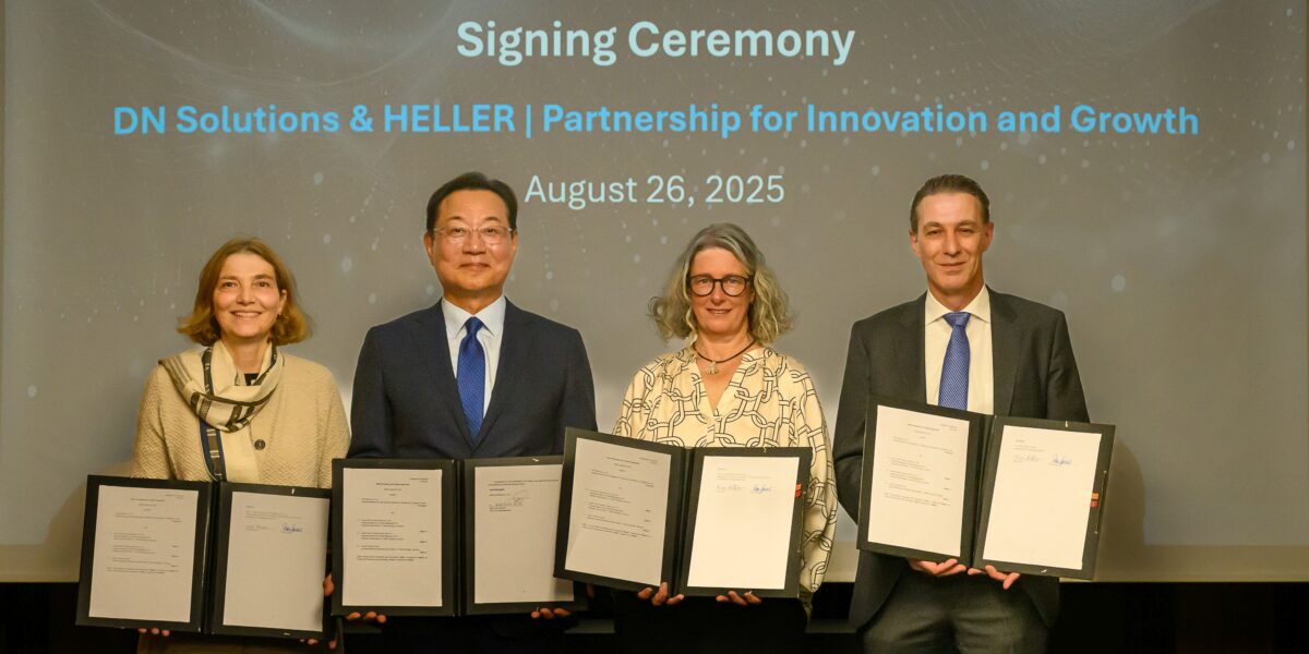 Paukenschlag auf der Fusionsbühne: Das 1894 gegründete Unternehmen Heller, Hersteller von High-end-Bearbeitungszentren, wird Teil des drittgrößten Werkzeugmaschinenherstellers der Welt: DN Solutions, vormals Doosan. Foto: Foto: Heller