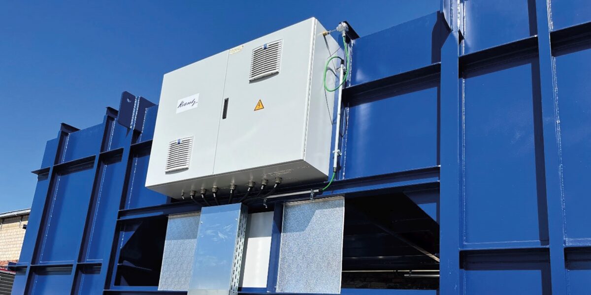 Regenerative Nachverbrennungsanlage „SmartRTO E“ mit elektrischer Beheizung ersetzt Erdgas. Foto: Krantz