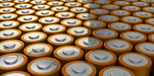 Grafik einer großen Menge Batterien.