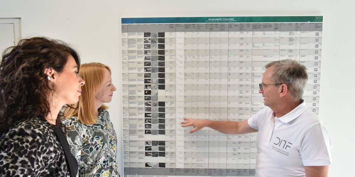 Alle Eigenschaften auf einen Blick: Die Denkendorfer Fasertafel. Foto: DITF