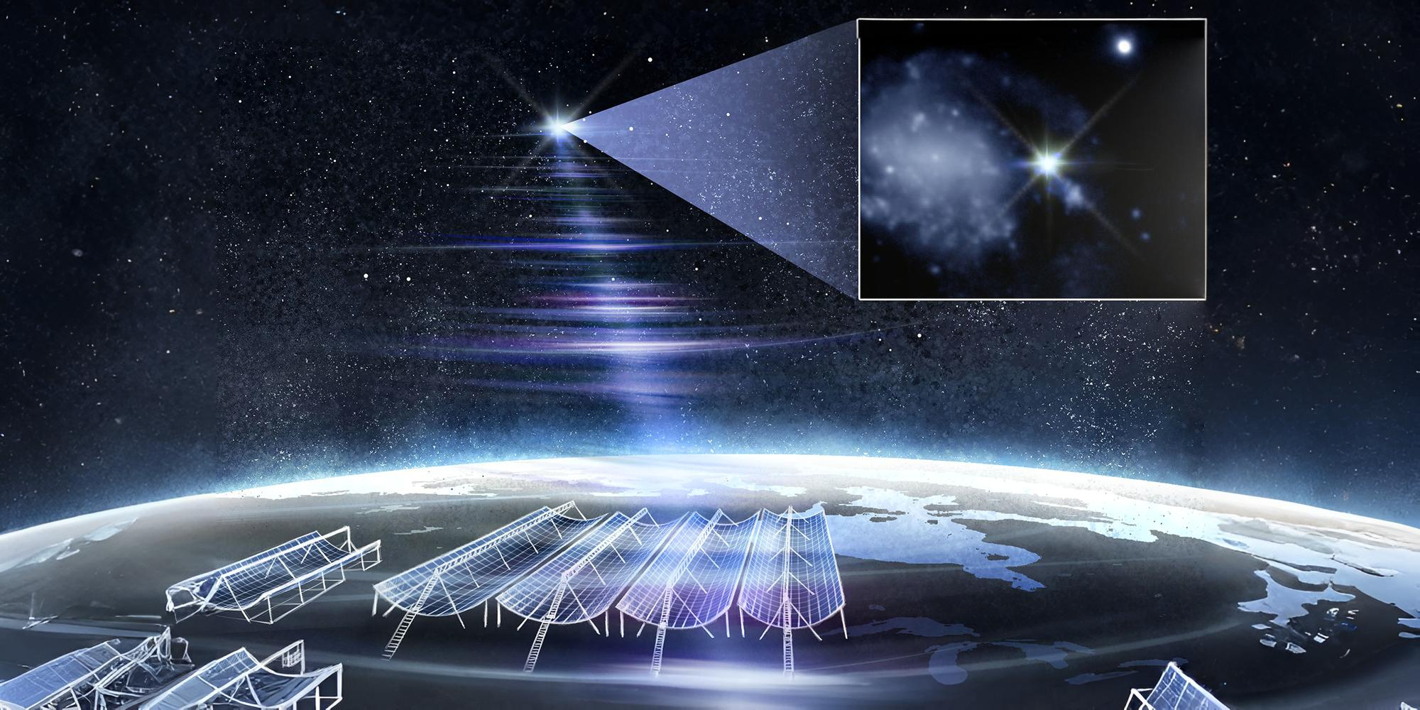 Radioblitz entfesselt kosmische Power – vier Tage Sonne in Millisekunden