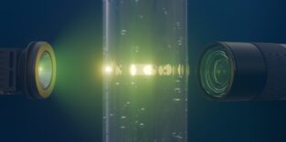 Hochgeschwindigkeitskameras erfassen Schwärme von Blasen