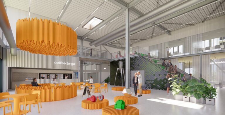 Raumeindruck der ersten Etage des Circular House