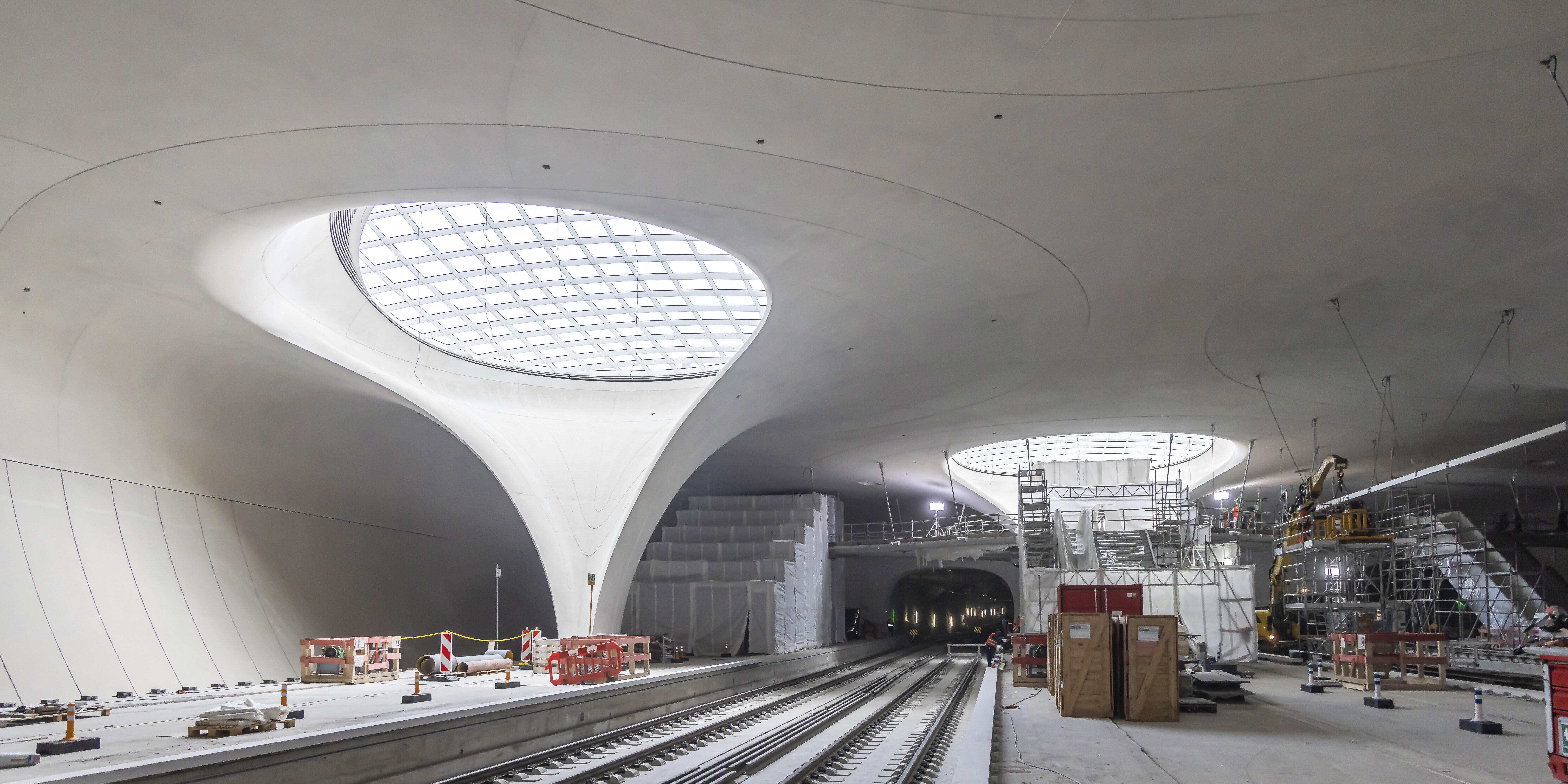 Stuttgart 21: Hightech in Beton und Glas – Kelchstützen und Lichtaugen