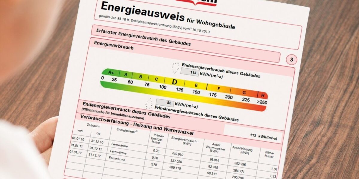 Eine aktuelle Umfrage offenbart deutliche Wissenslücken rund um den Energieausweis. Foto: Techem