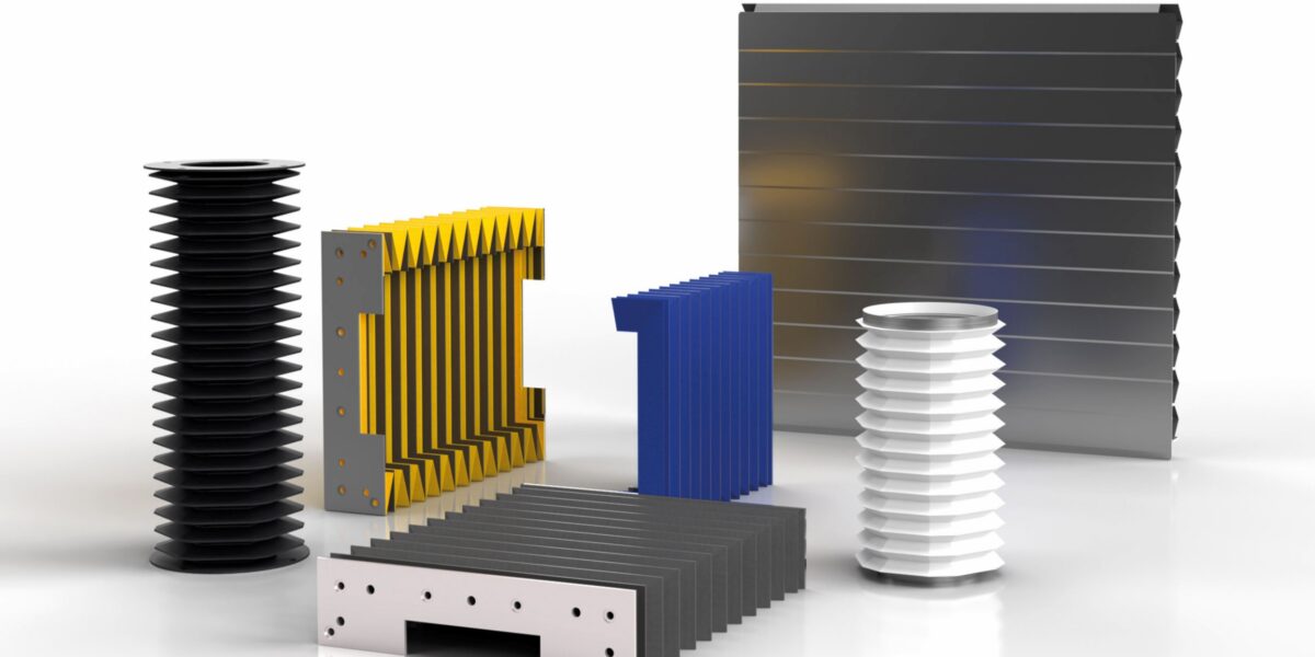 Hema passt Faltenbälge variabel an jede Maschinengeometrie, Verfahrgeschwindigkeit und Prozesstemperatur an. Foto: Hema Maschinen- und Apparateschutz GmbH