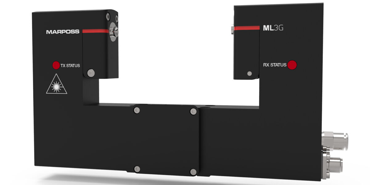Das neue Laser-Messsystem ML3G misst empfindliche oder beschichtete Werkzeuge in Betriebsgeschwindigkeit. Foto: Marposs 