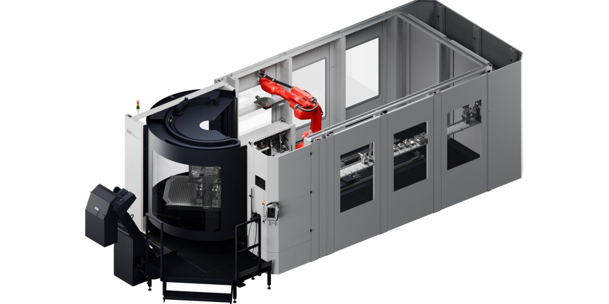Mit dem neuen Sfix-System und der zugehörigen S-cell bietet SW eine neue Lösung für modulare und automatisierte Spanntechnik. Foto: SW