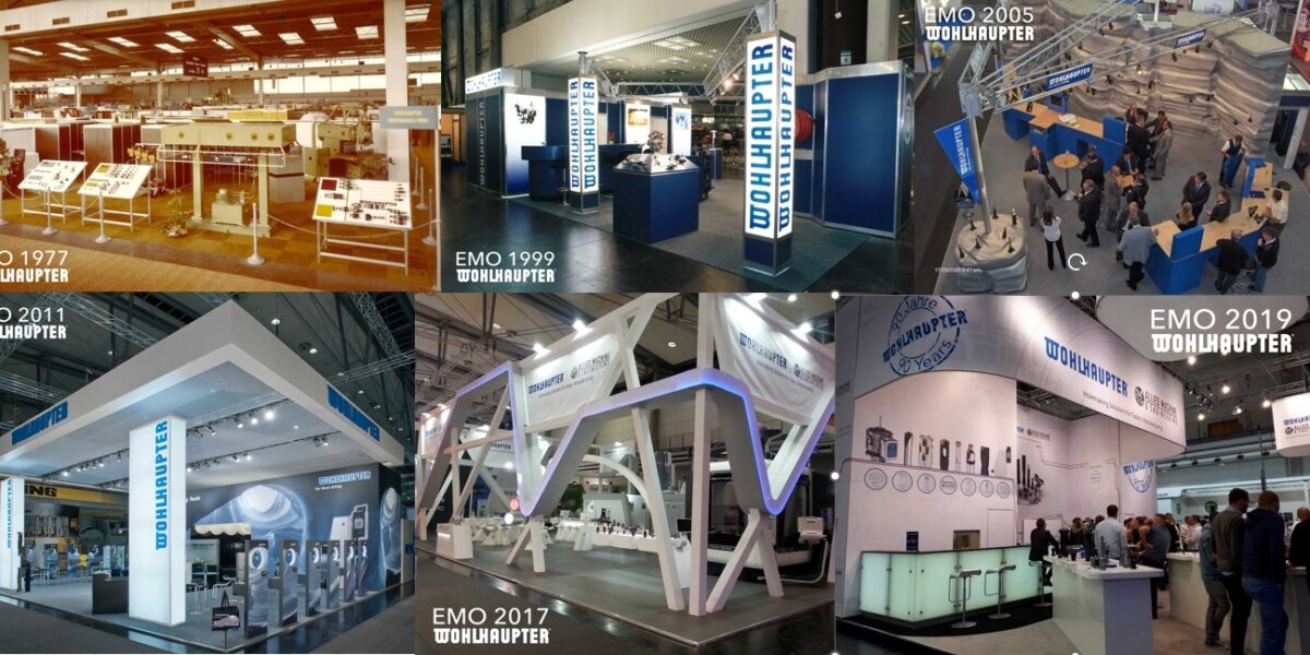 Messe-Jubiläum: Seit 1975 nimmt Wohlhaupter an der EMO teil. Foto: Wohlhaupter