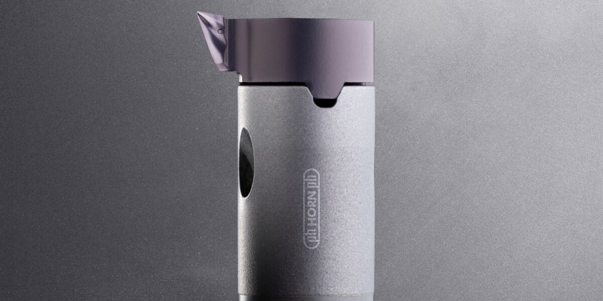 Das System "Mini" mit gesinterter Spanformgeometrie. Es dient der Innenbearbeitung. Foto: Horn/Sauermann
