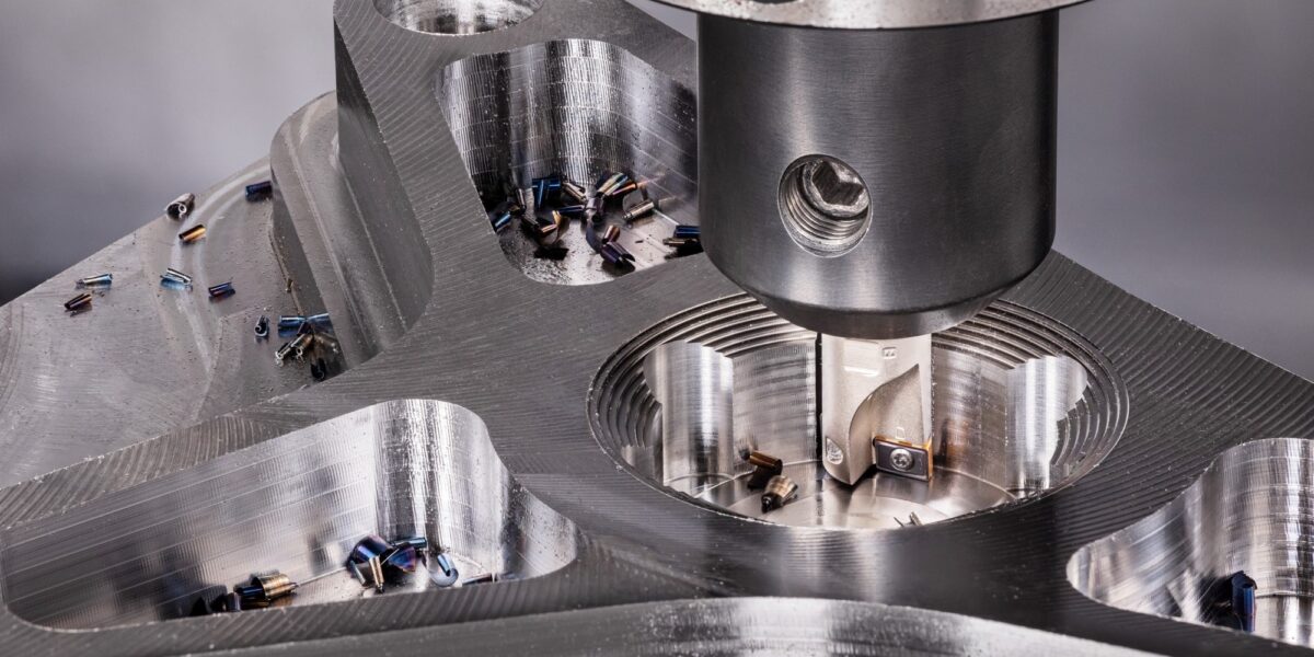 Zwei unterschiedliche Geometrien auf einer Wendeschneidplatte zeichnen Iscras "Quickdmill" aus. Foto: Iscar