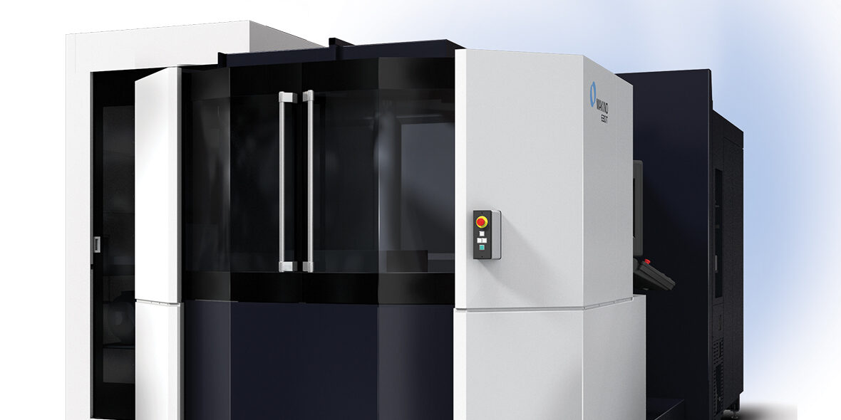 Das 5-Achsen-Horizontalbearbeitungszentrum a630iT von Makino verfügt über einen beidseitig gelagerten Schwenktisch, der einen guten Zugang zum Werkstück aus allen Winkeln erlaubt.  Foto: Makino Europe