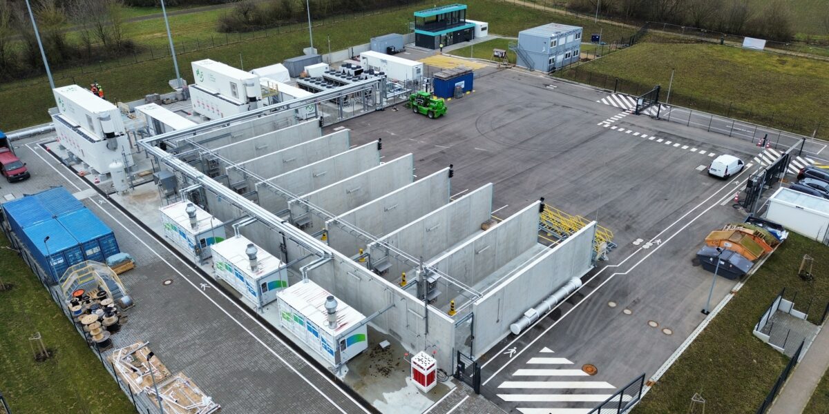 Lhyfe-Standort Schwäbisch Gmünd: zertifizierter grüner Wasserstoff. Foto: Lhyfe