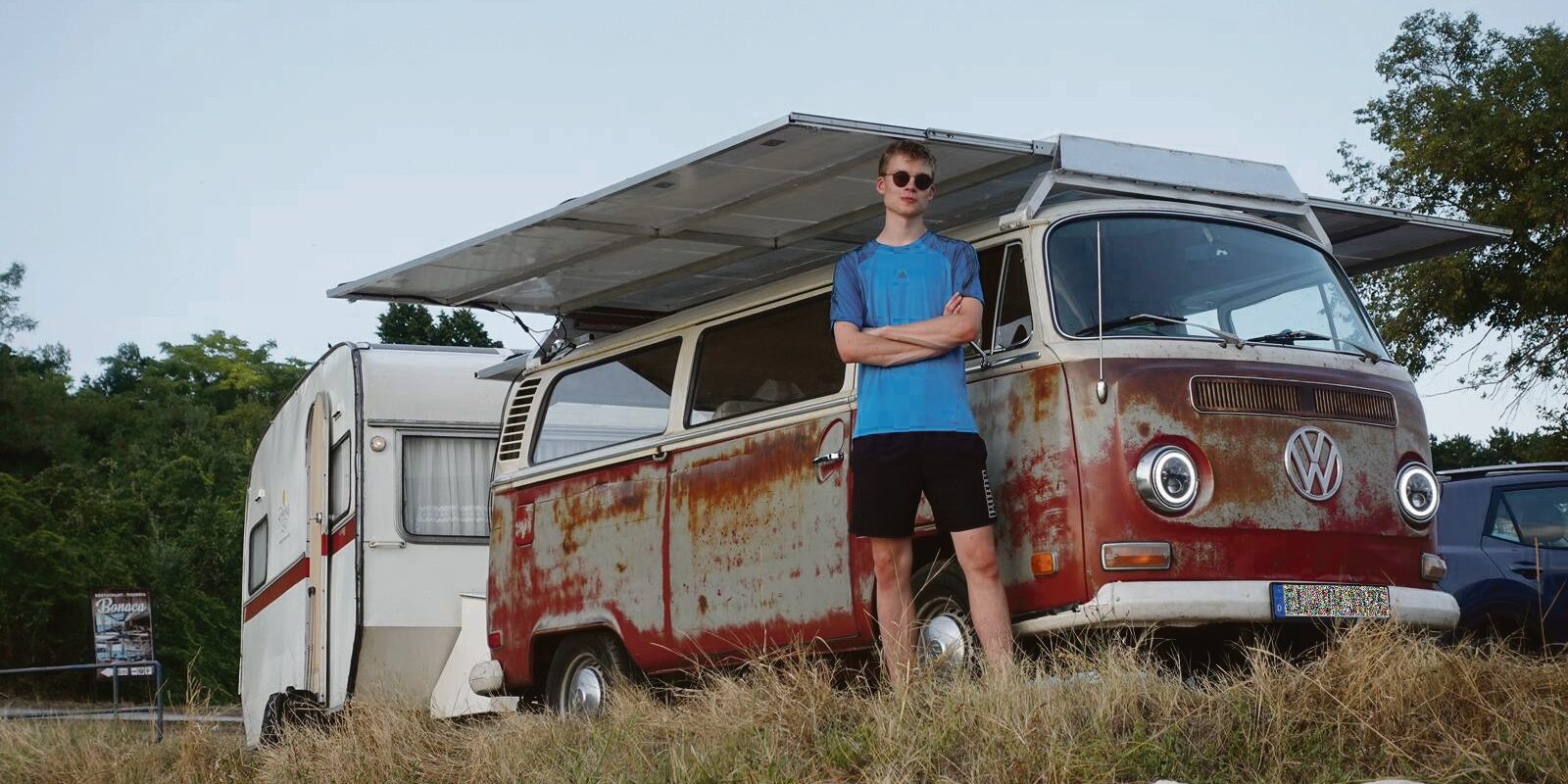 Student baut VW T2 zum Solar-Elektro-Camper um