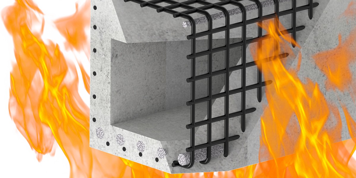 3-D-Modell eines tragenden Bauelements aus textilbewehrtem Beton, das im Projekt entwickelt und hinsichtlich seines Feuerwiderstands geprüft wird. Foto: BAM