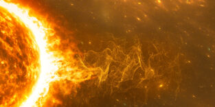 Sonneneruption oder Massenauswurf