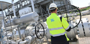 Erdgasspeicher Bierwang im Landkreis Muehldorf am Inn .