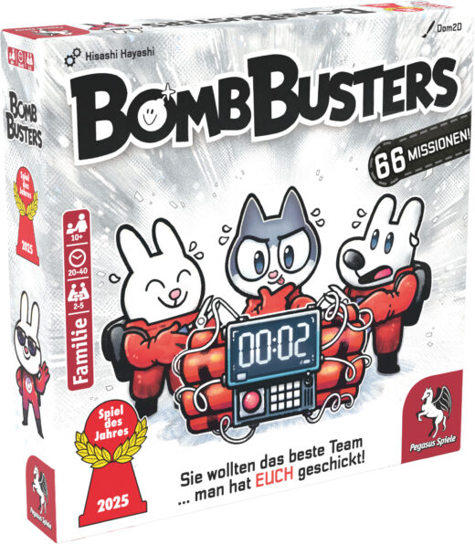 Bomb Busters von Pegasus Spiele. Foto: SPIEL Essen, Merz Verlag GmbH & Co. KG
